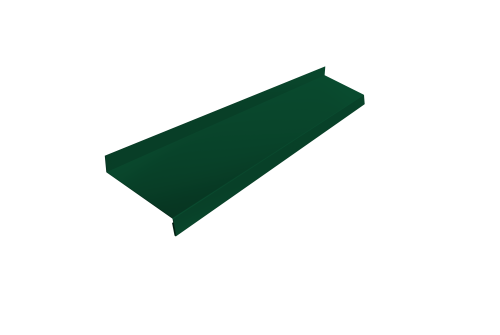 Отлив простой 150 0,45 PE с пленкой RAL 6005 зеленый мох (2м)