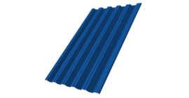 Профнастил НС35R 0,5 Satin RAL 5005 сигнальный синий