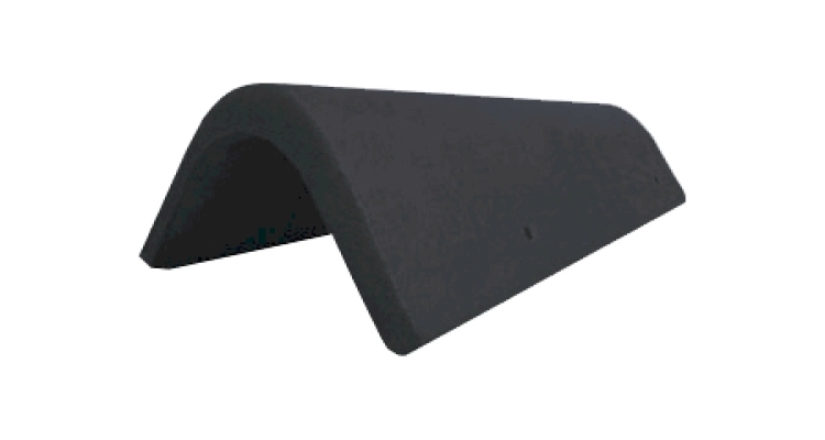 Боковая универсальная черепица Braas черный