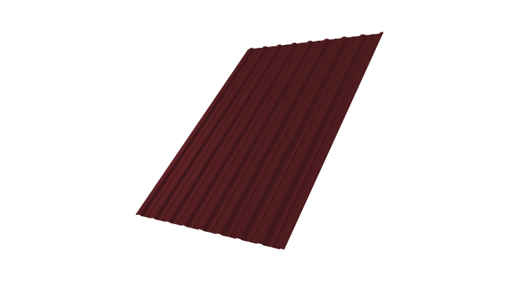 Профнастил С10A 0,4 PE RAL 3005 красное вино