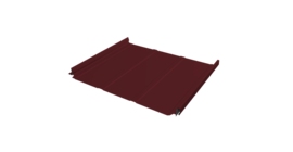 Кликфальц Pro Line Grand Line 0,45 Drap TX с пленкой на замках RAL 3005 красное вино