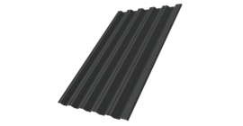 Профнастил HC35R 0,5 Velur X RAL 7016 антрацитово-серый