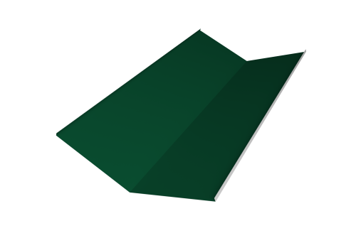 Планка ендовы нижней 300х300 0,45 Drap ST RAL 6005 зеленый мох (2м)