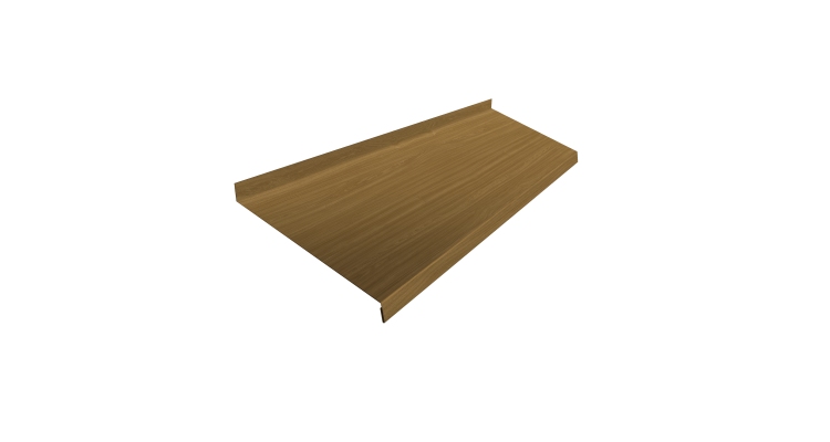 Отлив простой 250 0,45 Print Elite Honey Wood TwinColor (3м)