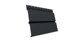 Квадро брус 3D 0.45 Drap TwinColor с пленкой RAL 7024 мокрый асфальт