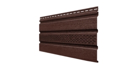 Софит частично перфорированный Технониколь Фактур Орех 3 м