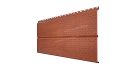 Софит Металл Профиль перфор. Lбрус-XL-14х335 (ECOSTEEL_T-12-Дуб-0.45)