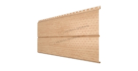 Софит Металл Профиль перфор. Lбрус-XL-14х335 (ECOSTEEL_T-01-Сосна-0.5)