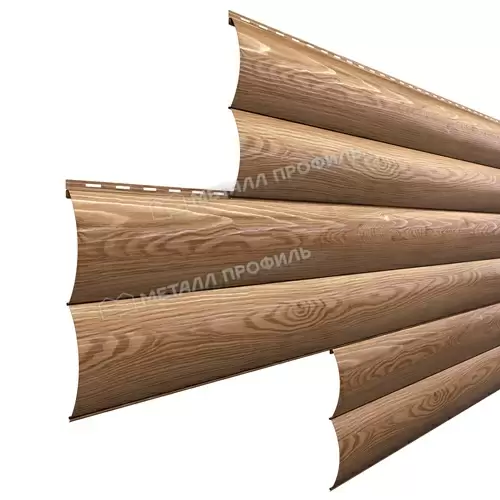 Сайдинг Металл Профиль Woodstock-28х330 (ECOSTEEL_T-01-Кедр-0.5)