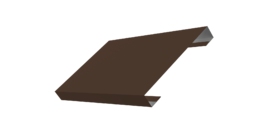 Ламель лицевая 150 забора жалюзи Texas 0.45 Drap TX RAL 8017 шоколад