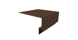 Планка околооконная сложная Экобрус Grand Line 250х75х25 0,45 Drap TX RAL 8017 шоколад (2м)