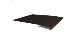 Планка начальная 0,45 PE с пленкой RR 32 темно-коричневый (3м)