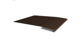 Планка начальная 0,5 Satin с пленкой RAL 8017 шоколад (2м)