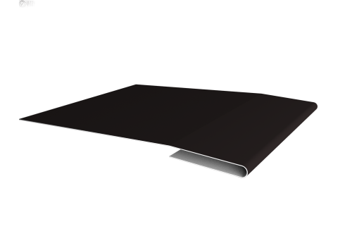 Планка начальная 0,5 Satin Matt RAL 9005 черный (2м)