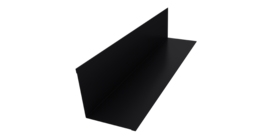 Угол внутренний 110х110 0,45 Drap ST RAL 9005 черный (3м)