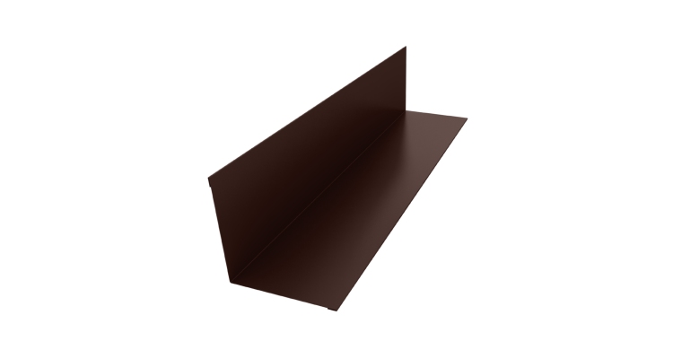 Угол внутренний 110х110 0,45 Drap TwinColor RAL 8017 шоколад (2м)