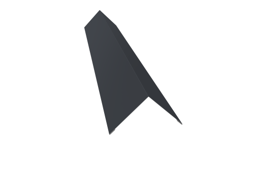 Угол внешний 110х110 0,45 Drap TX RAL 7024 мокрый асфальт (2м)