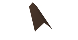 Угол внешний 110х110 0,5 Satin с пленкой RAL 8017 шоколад (2м)