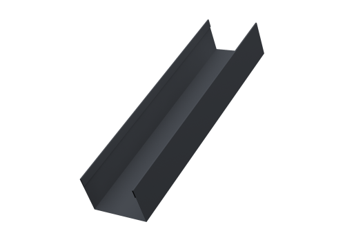 Стойка жалюзи Milan,Tokyo 0,45 Drap-double TX RAL 7024 мокрый асфальт (1,8м)