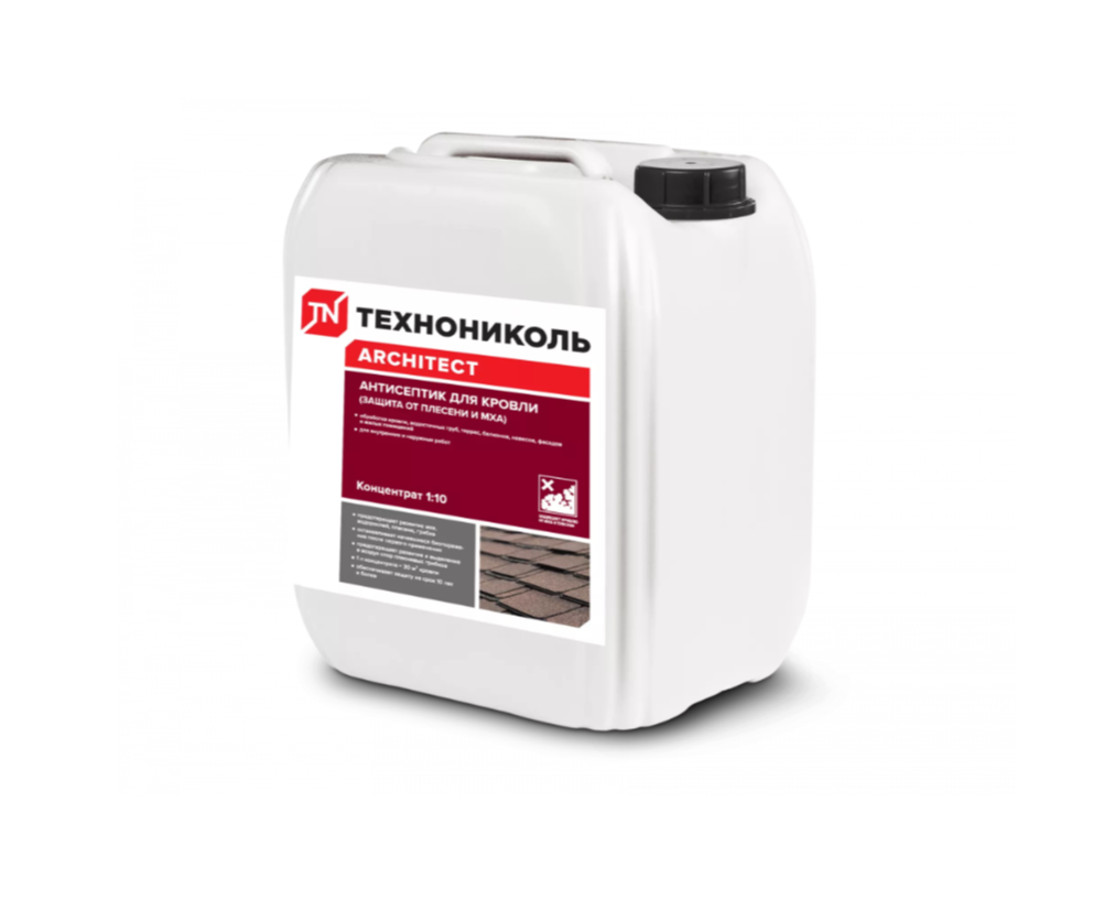 Антисептик для кровли (защита от плесени и мха) 1:10, 5л