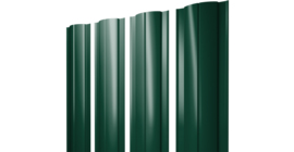 Штакетник Круглый с прямым резом 0.4 PE RAL 6005 зеленый мох